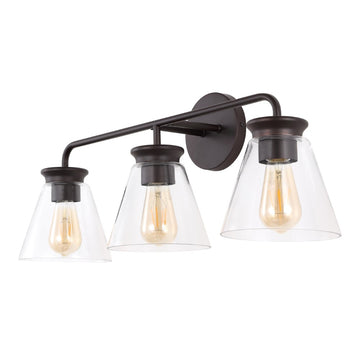 Kondo Modern Farmhouse Iron LED Vanity - JONATHAN Y